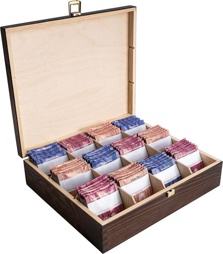 Scatola porta tè tisane - scatola, e