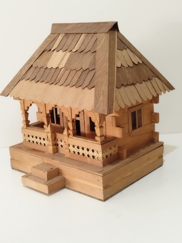 Casetta miniatura legno - in,