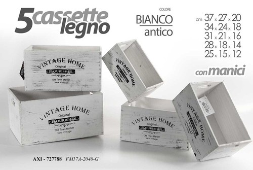 Cassette legno anticato - cassette,
