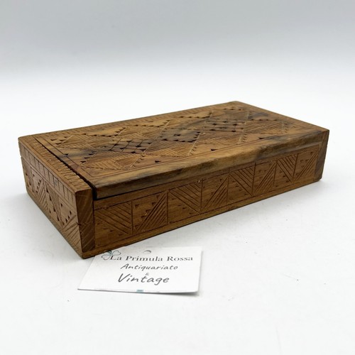 Scatola antica legno - scatola,