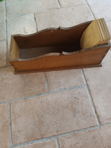 Porta oggetti legno vintage - in,
