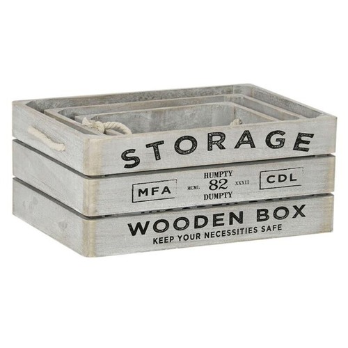 Set cassette in legno - di,